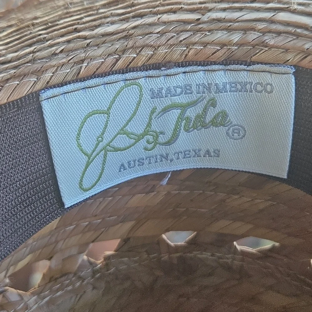 Tula Angler Unisex Straw Suede Chin Strap Sun Gardener Hat